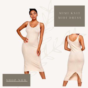 Mimi Bodycon Midi Dress